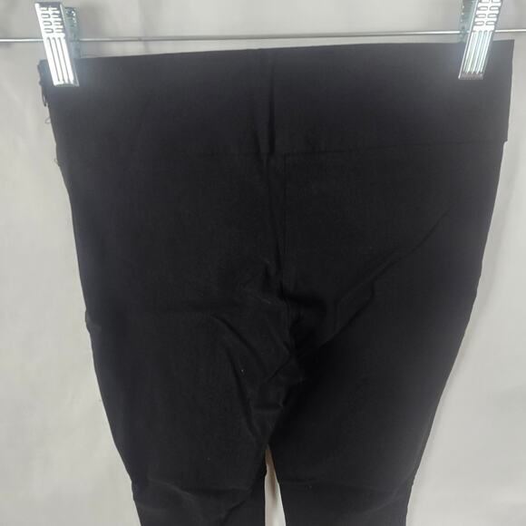 Asos Pants Women's 00 Black Solid Side Zip Skinny Crop Stretch - Picture 2 of 10